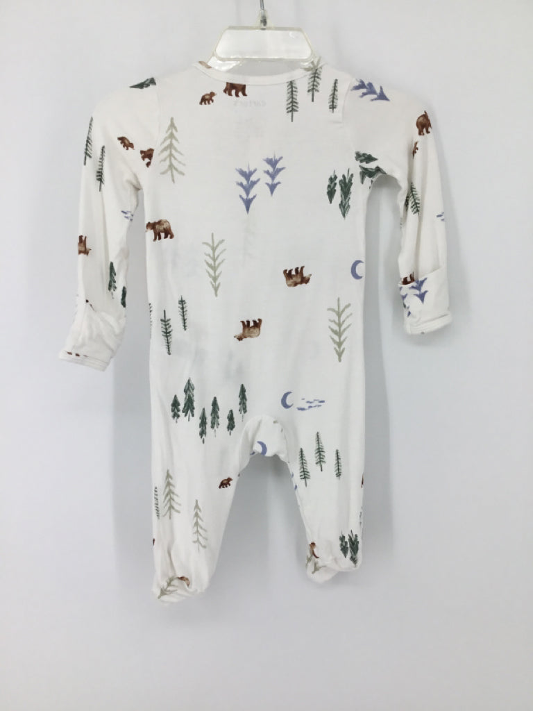 Just One You Made by Carters Child Size 3 Months White Sleepers