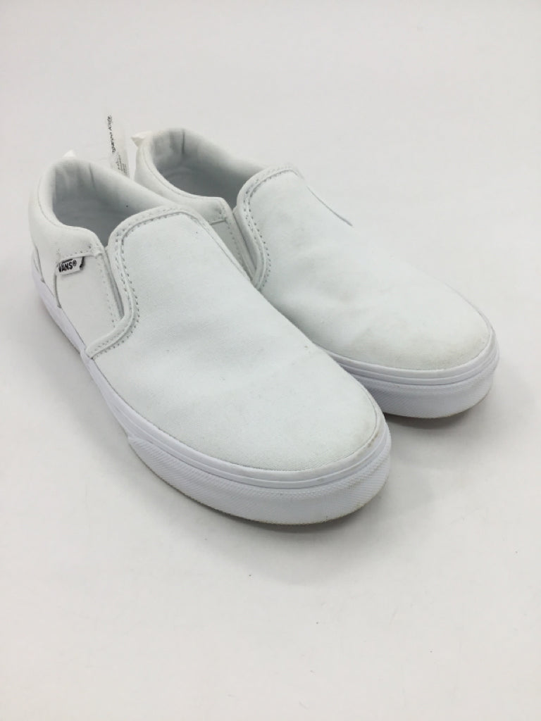 Vans Child Size 5 Youth White Sneakers
