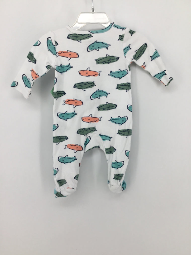 Just One You Made by Carters Child Size 3 Months Blue Sleepers
