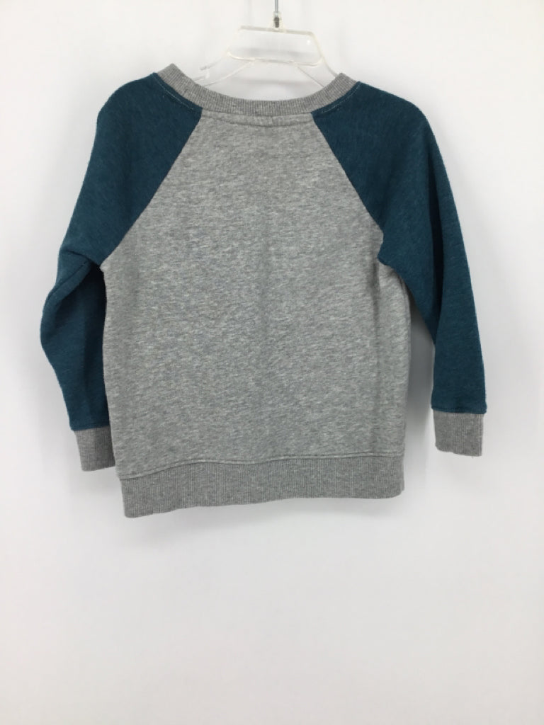 Cat & Jack Child Size 3 Teal Solid Sweatshirt - boys