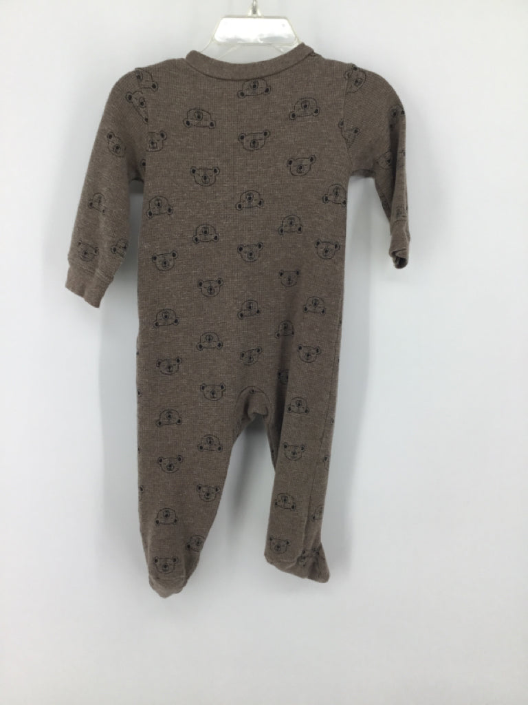 Carter's Child Size 9 Months Brown Sleepers