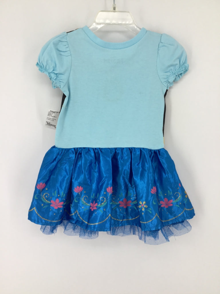 Disney Frozen Child Size 2 Blue Anna Dress-Up