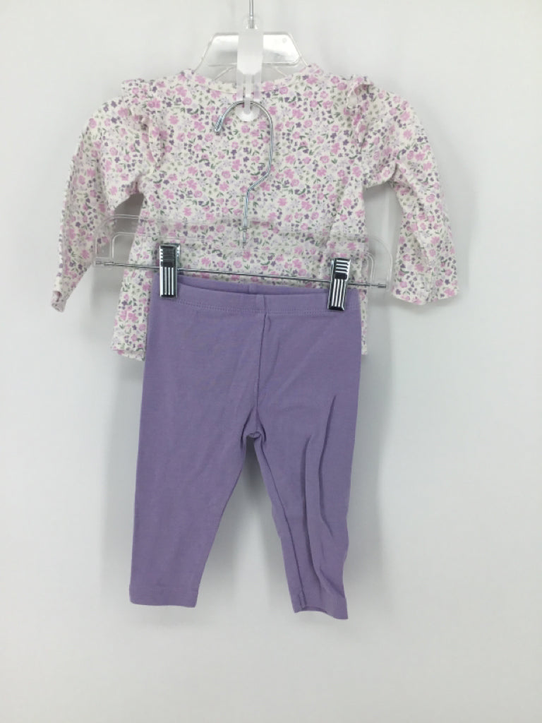 Carter's Child Size 6 Months Purple Outfit - girls