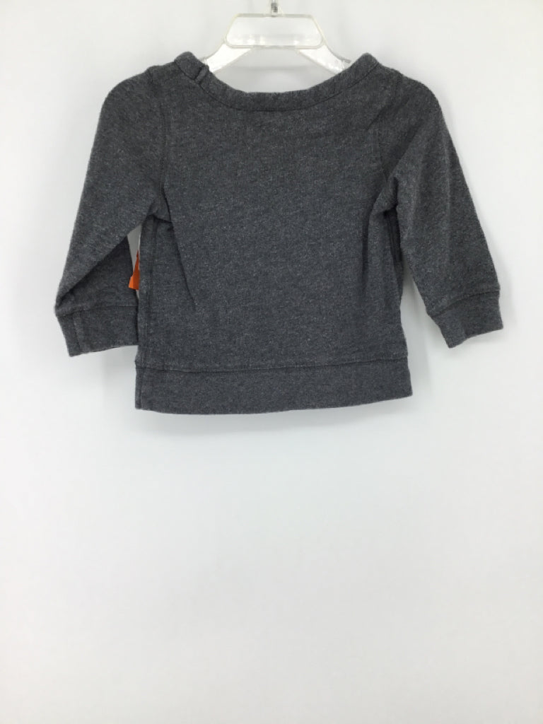 Baby Gap Child Size 12-18 Months Gray screen printed Shirt - boys