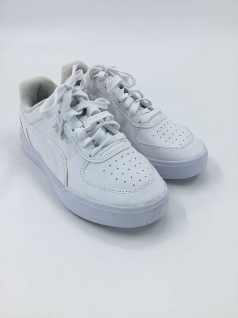 Puma Child Size 4.5 Youth White Sneakers