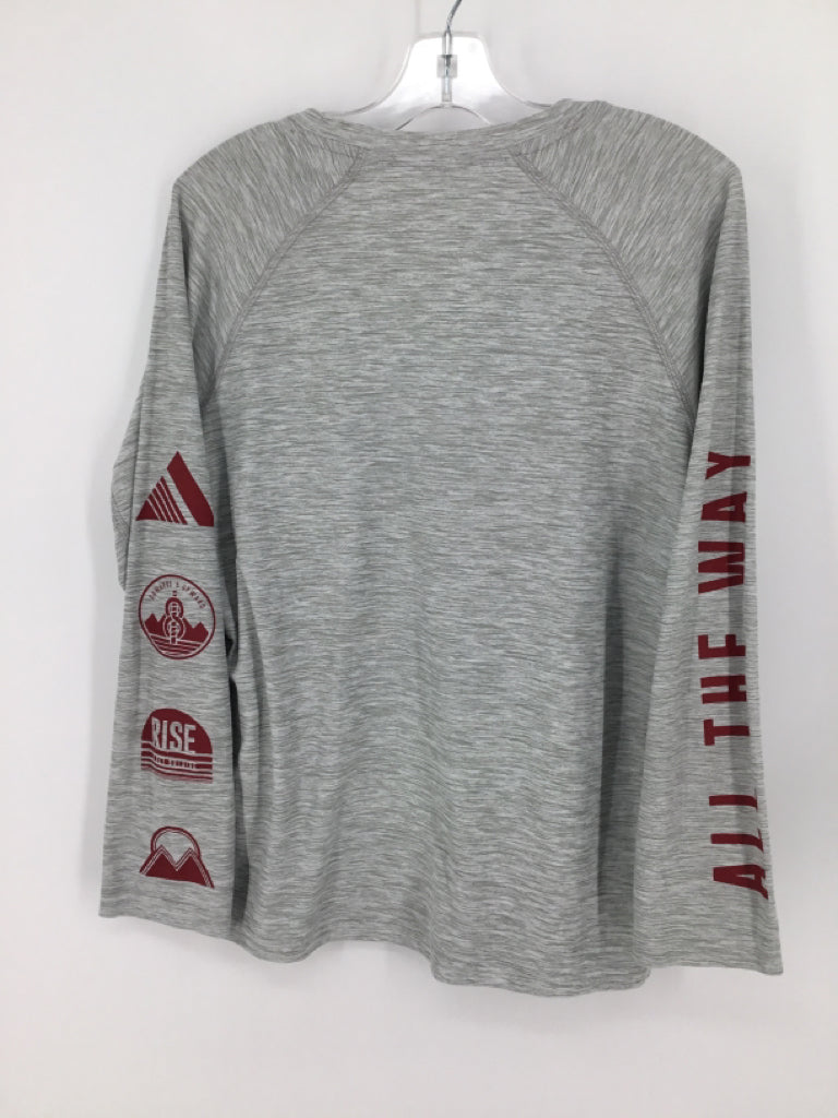 Old Navy Active Child Size 10 Gray screen printed T-shirt - boys