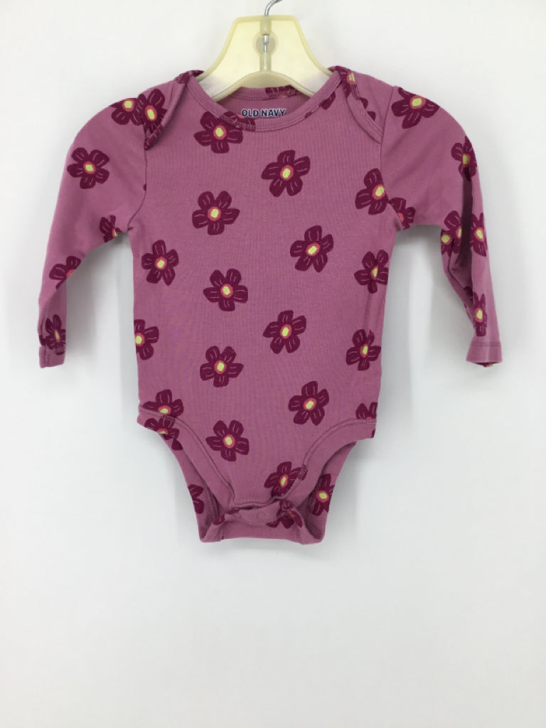 Old Navy Child Size 6-12 Months Pink Onesie