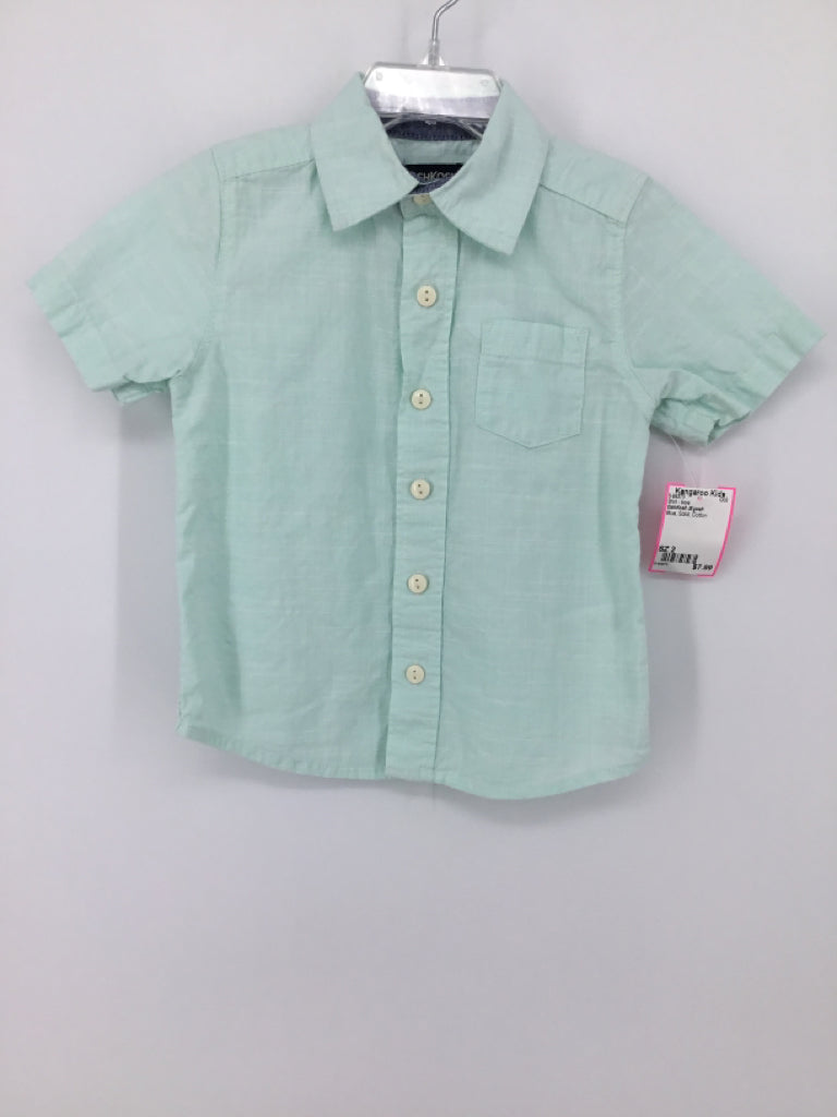 OshKosh B'gosh Child Size 2 Blue Solid Shirt - boys