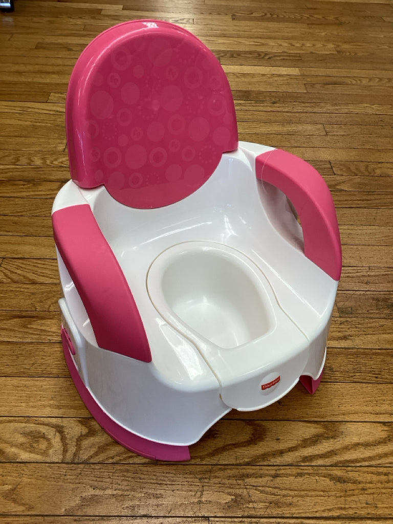 Fisher-Price Custom Comfort Potty Adjustable Toddler Training Toilet with Remova