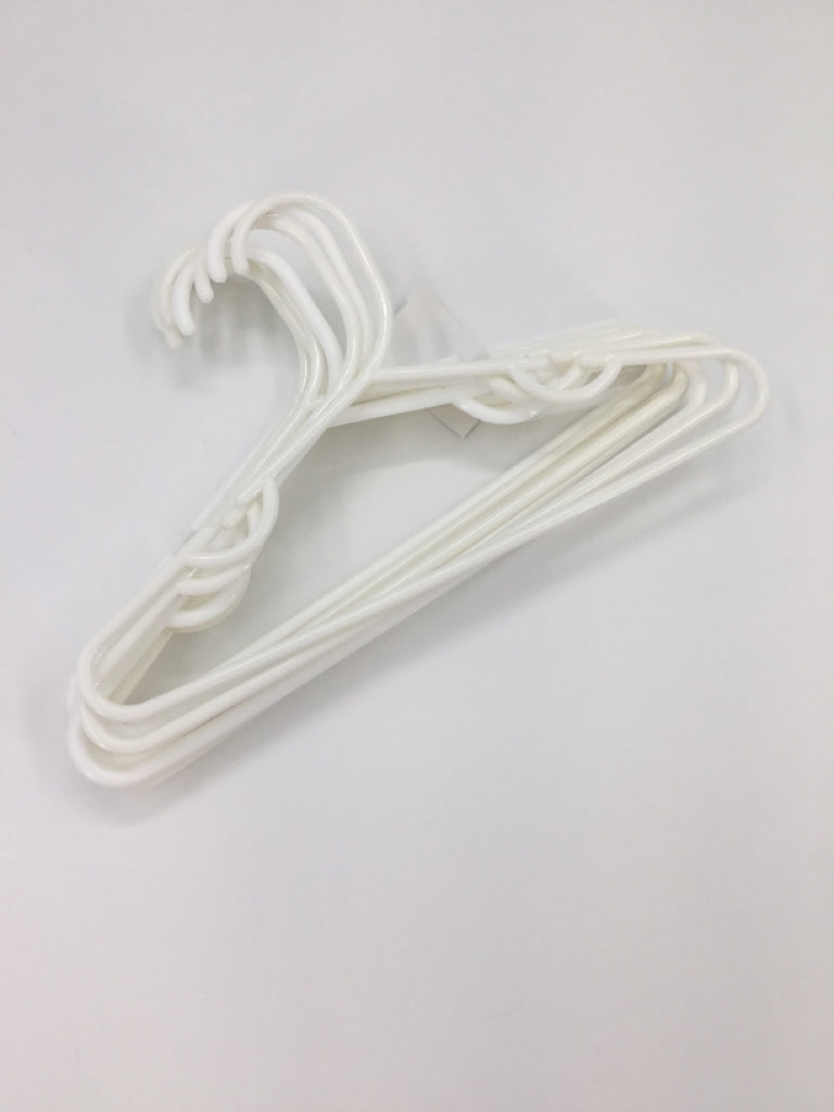 Set of 10 White Hangers