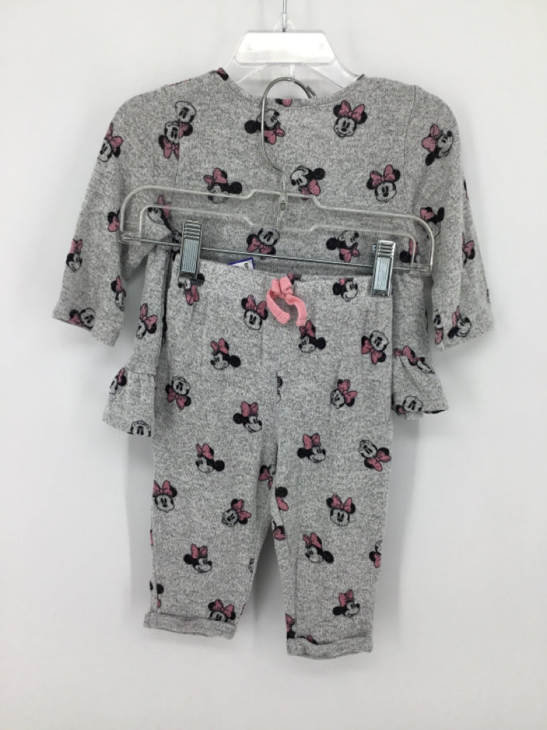 jumping beans + Disney Child Size 9 Months Gray Outfit - girls