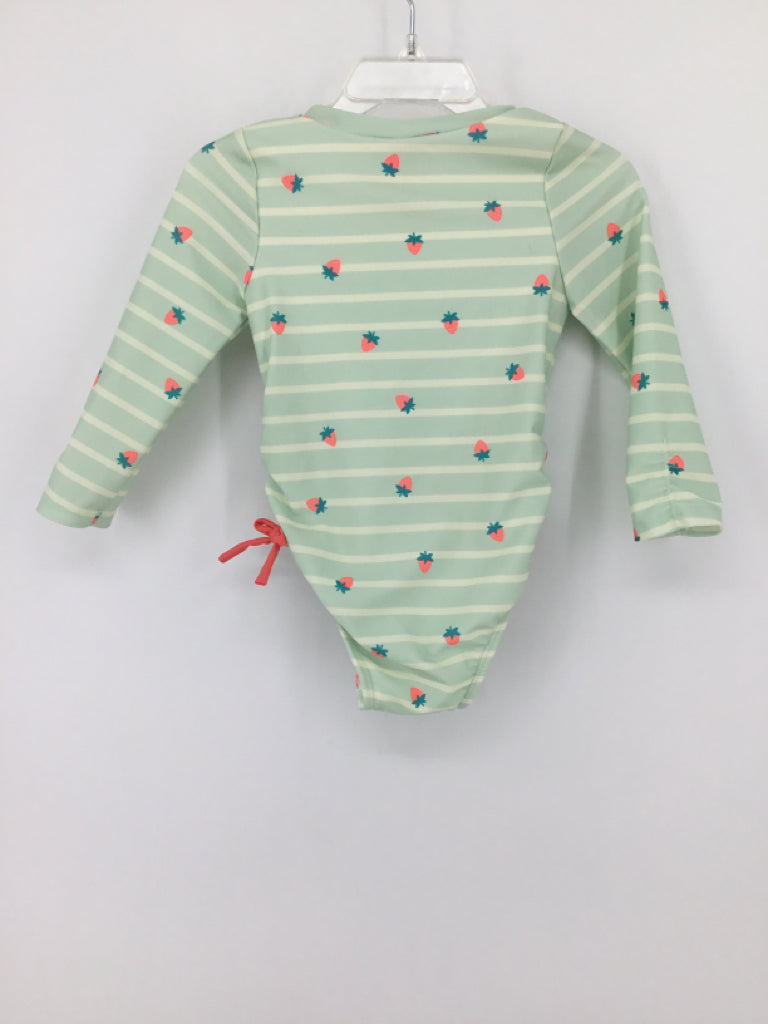 Cat & Jack Child Size 18 Months Green Swimwear - girls