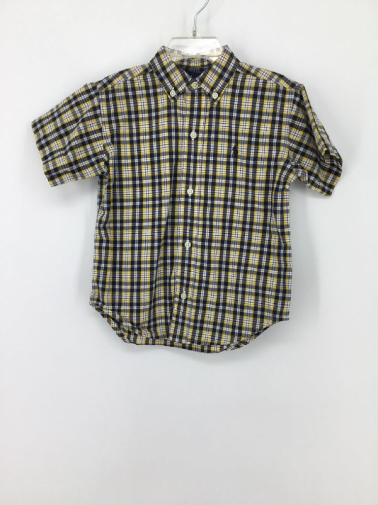 Ralph Lauren Child Size 3 Yellow Plaid Shirt - boys