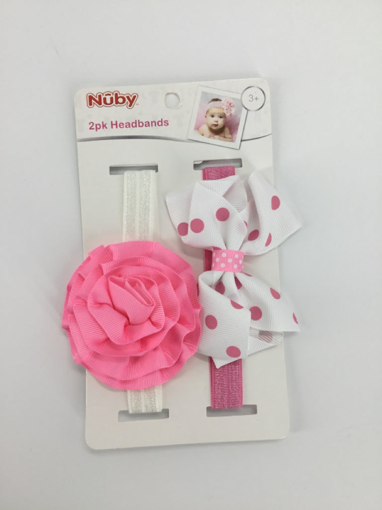 Nuby Child Size 3 Months Pink Hair Accessories - resale