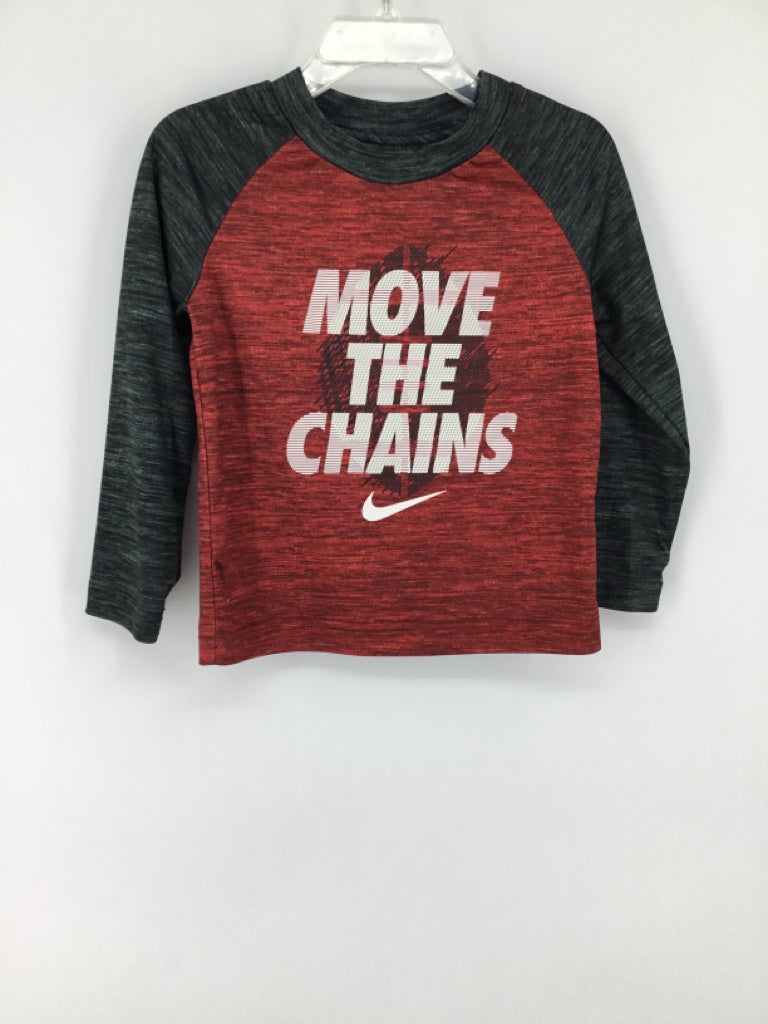 Nike Child Size 2 Red screen printed T-shirt - boys