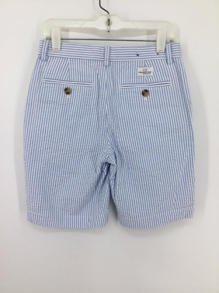 vineyard vines Child Size 10 Blue Stripe Shorts - boys