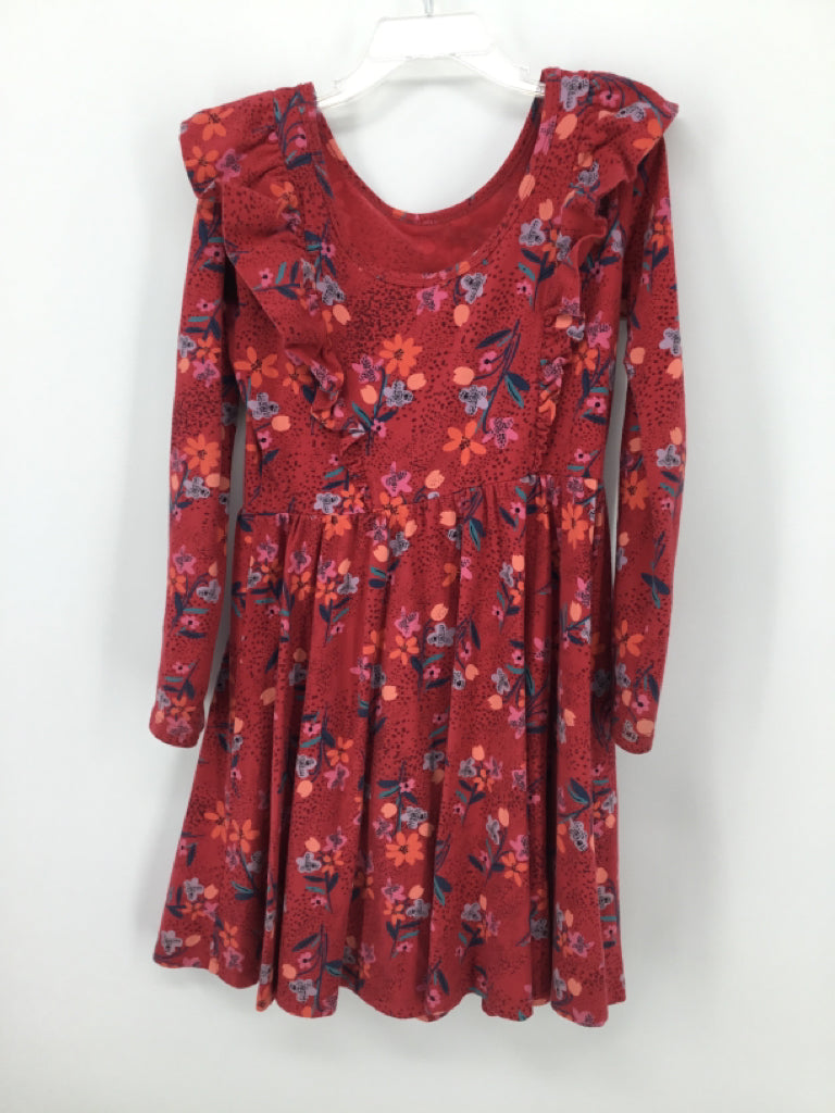 Tea Child Size 7 Red Dress - girls