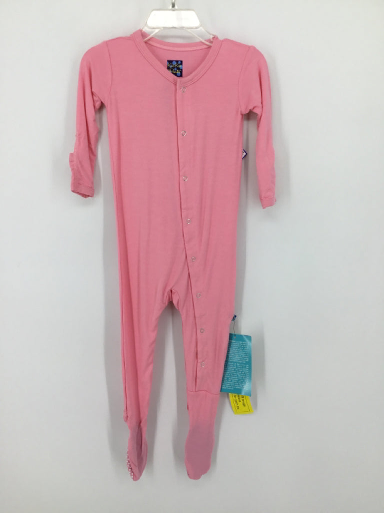 Kickee Pants Child Size 18-24 Months Pink Sleepers