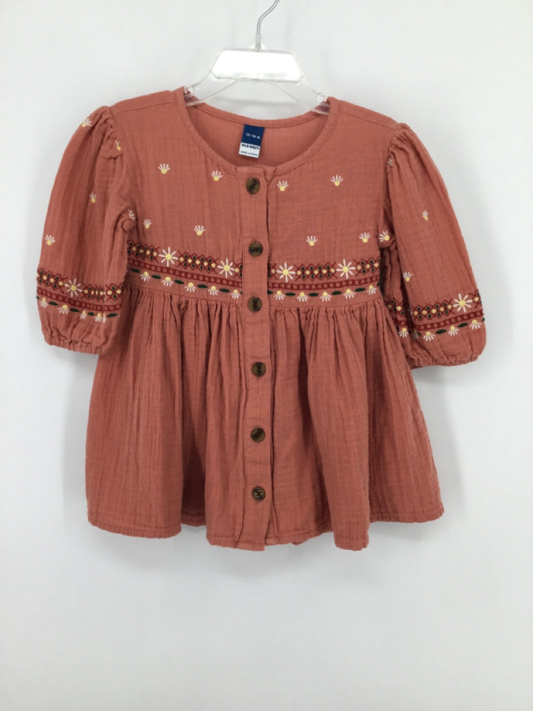 Old Navy Child Size 12-18 Months Pink Dress - girls