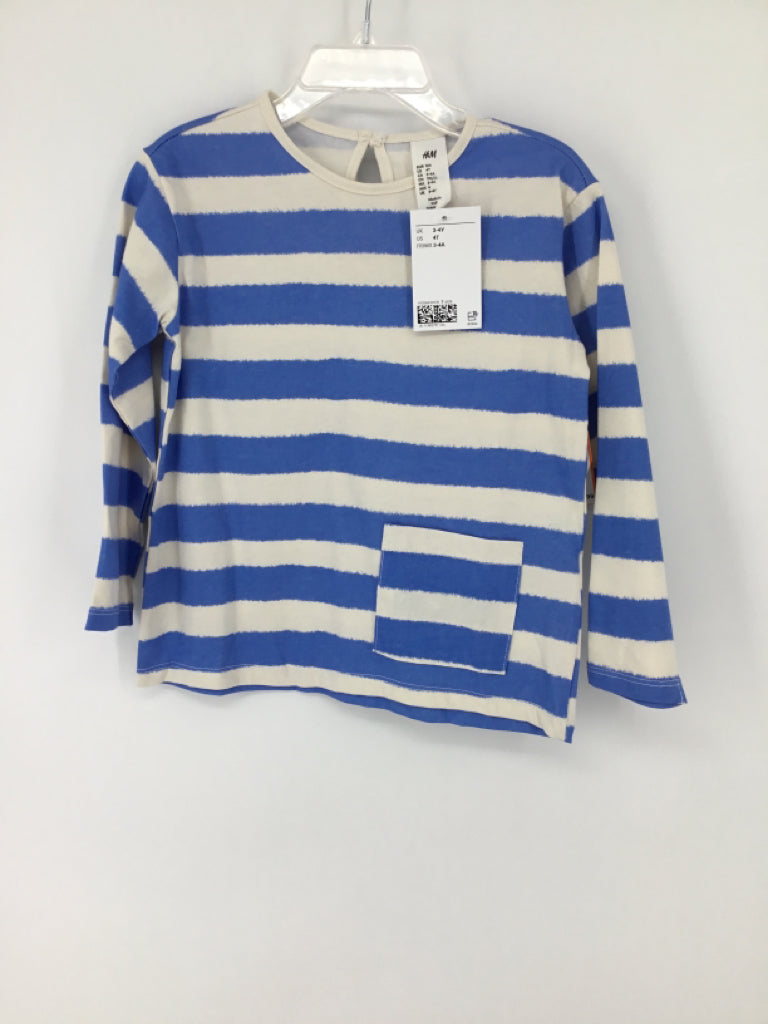 H & M Child Size 4 Blue T-shirt - girls