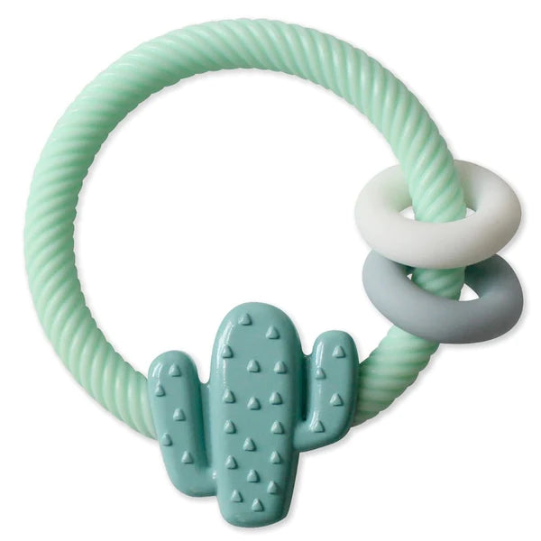 Itzy Ritzy - Ritzy Rattle Silicone Teething Rattle (Cactus)