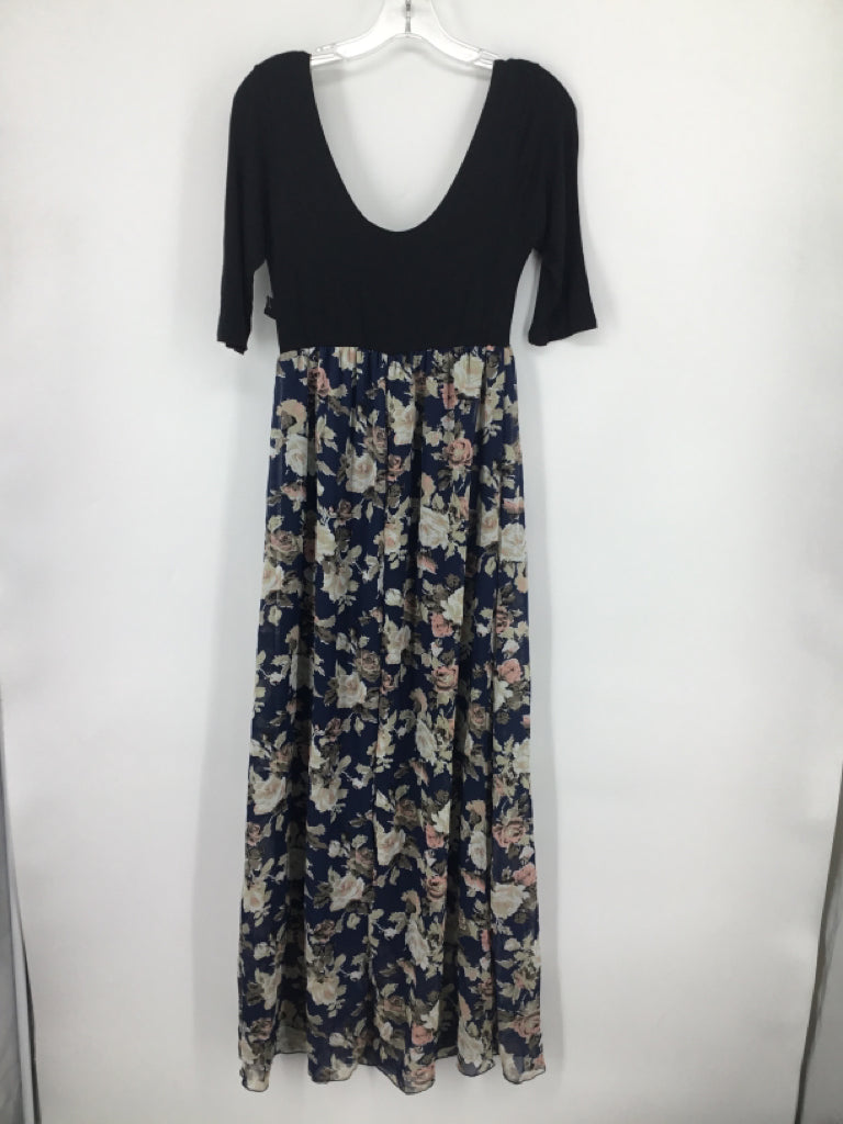 Pink Blush Size S Poly Blend Dress - Maternity