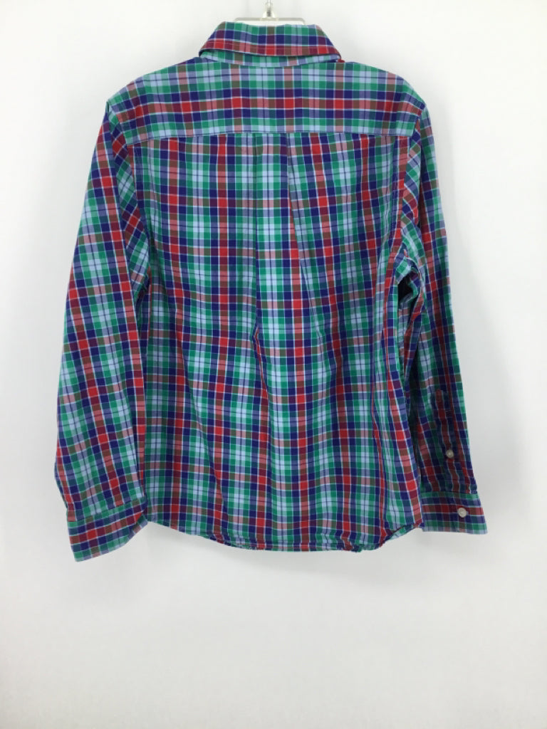 vineyard vines Child Size 7 Multi-Color Plaid Shirt - boys