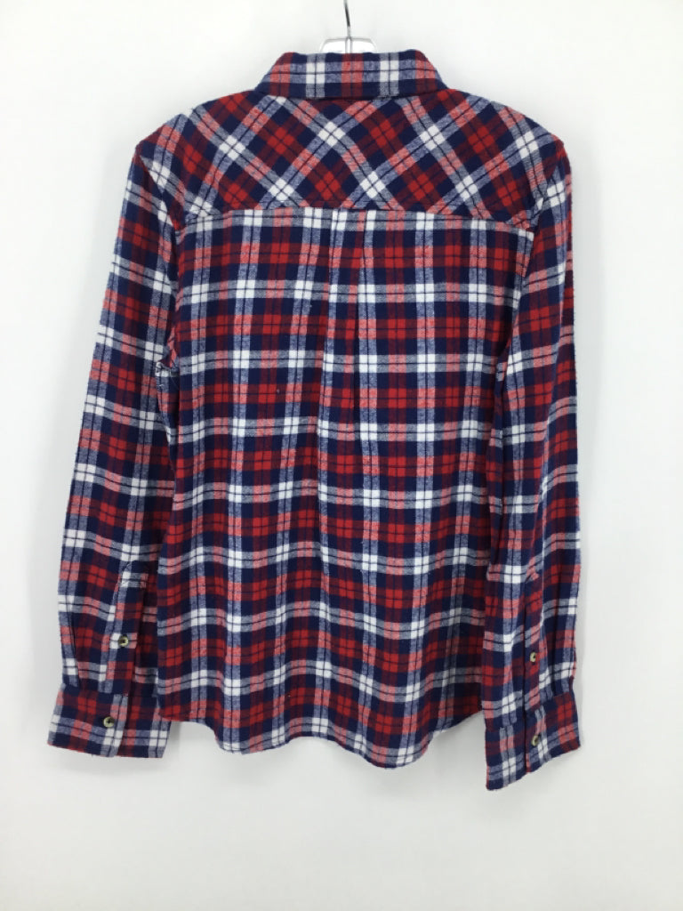 True Craft Child Size 8 Multi-Color Plaid Shirt - boys
