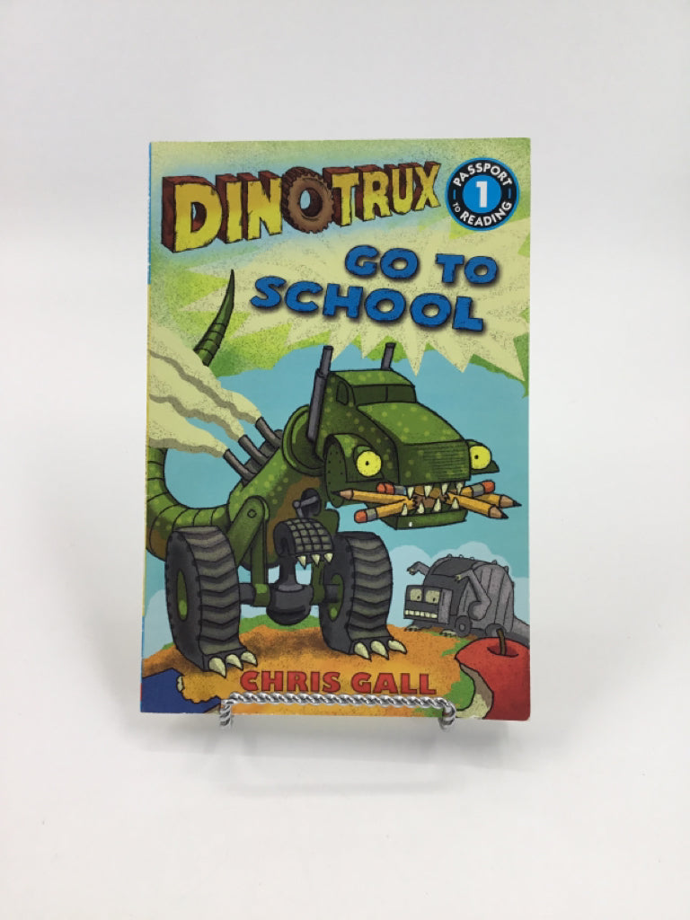 Scholastic Dinotrux Go to School Paper Back Book