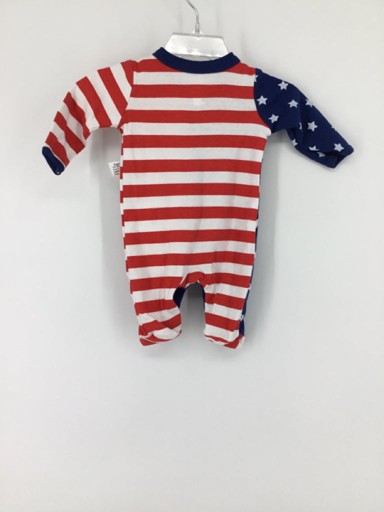 Koala Baby Child Size Newborn Navy Stars & Stripes Sleeper