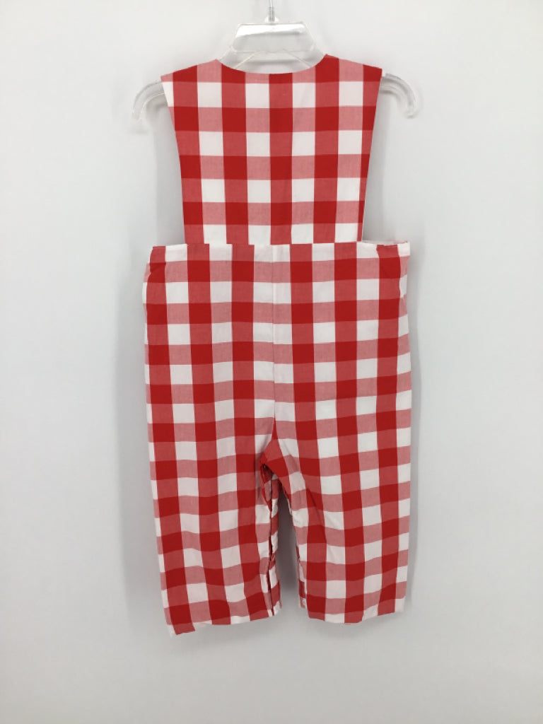 Smockingbird Child Size 24 Months Red Christmas Outfit