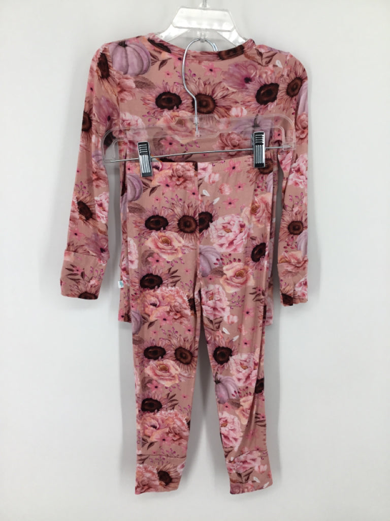 Posh Peanut Child Size 4 Pink Pajamas - girls