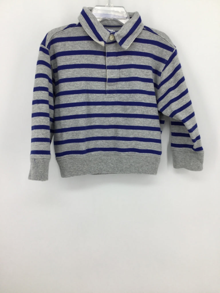 Crewcuts Child Size 2 Gray Stripe Shirt - boys