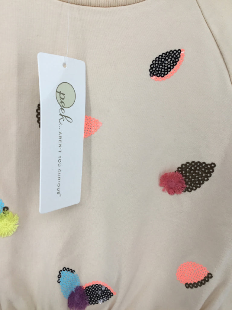 peek Child Size 3 Cream Dress - girls