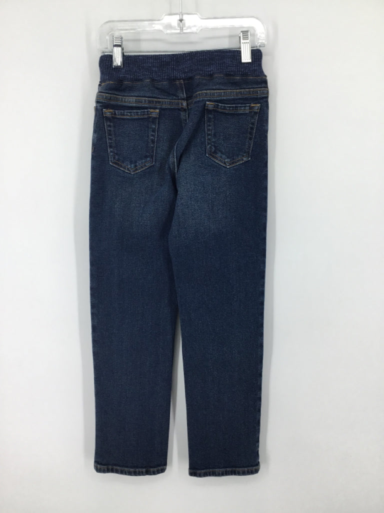 Lands' End Child Size 6 Blue Solid Jeans - boys