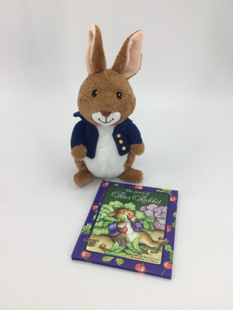 The Story of Peter Rabbit Hardback Book and Plush