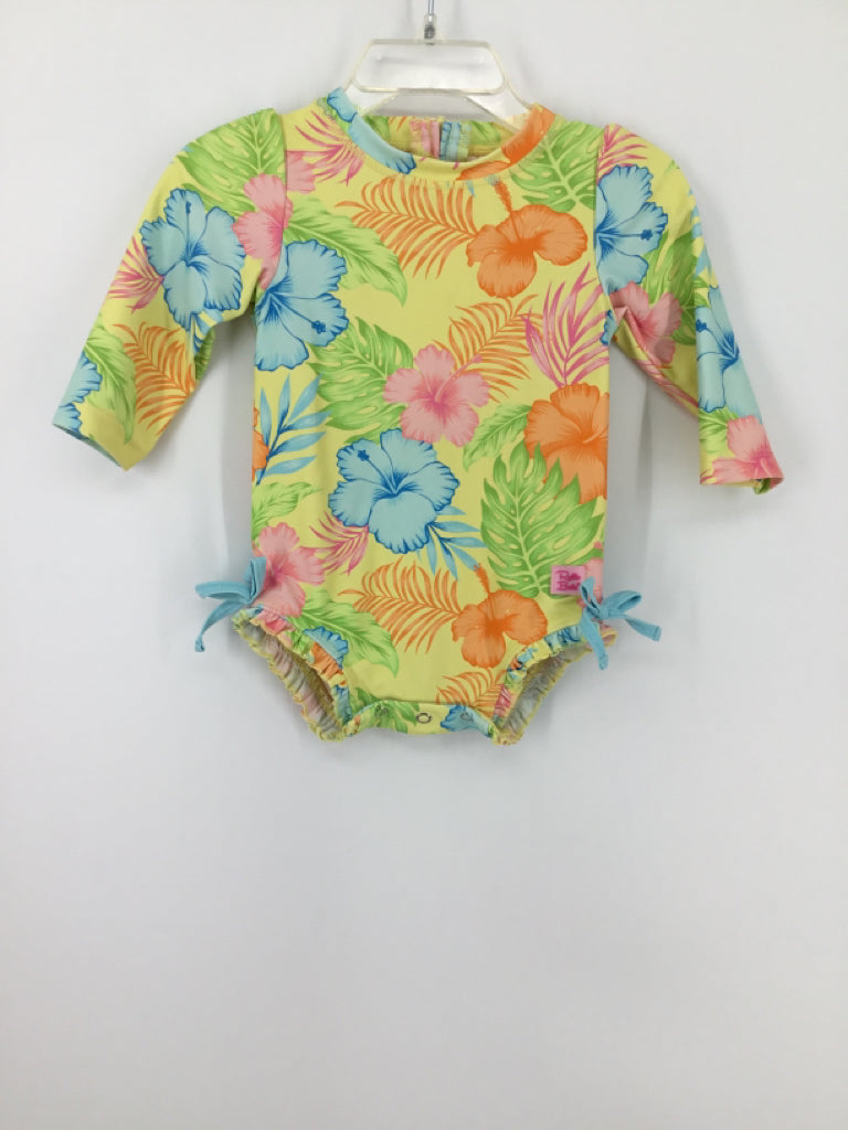 Ruffle Butts Child Size 6-12 Months Multi-Color Swimwear - girls