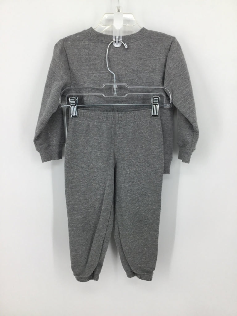 Carter's Child Size 24 Months Gray Embellished Outfit - boys