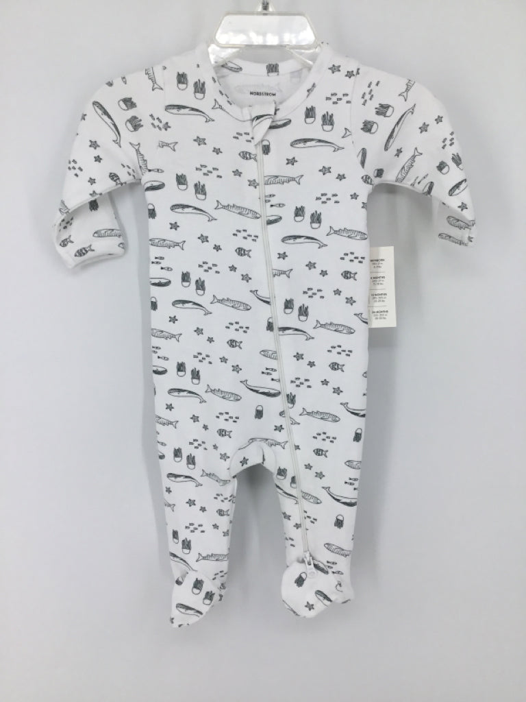 Nordstrom Child Size Newborn White Sleepers