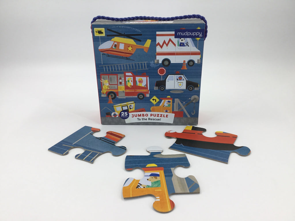 mudpuppy To the Rescue! Jumbo Puzzle