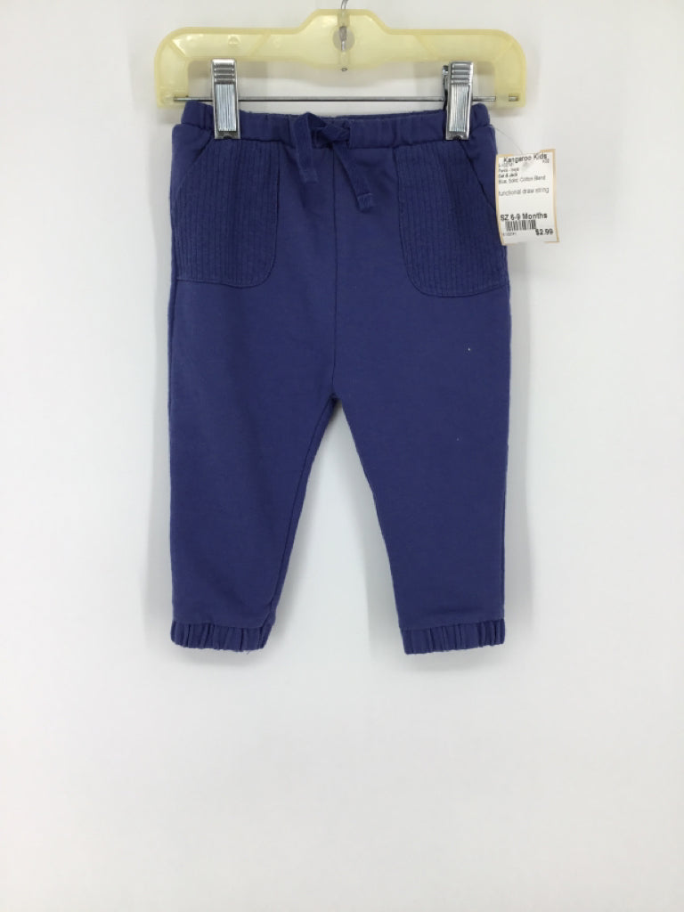 Cat & Jack Child Size 6-9 Months Blue Solid Pants - boys