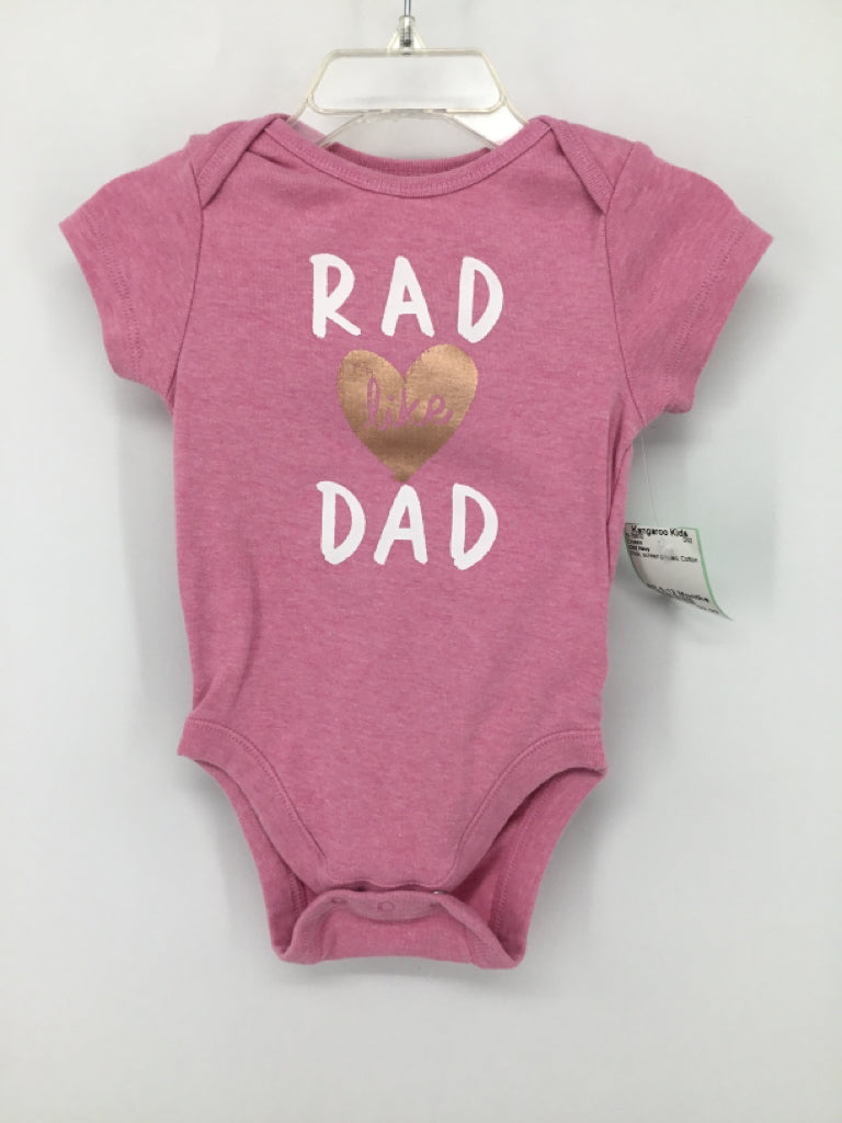 Old Navy Child Size 6-12 Months Pink Onesie
