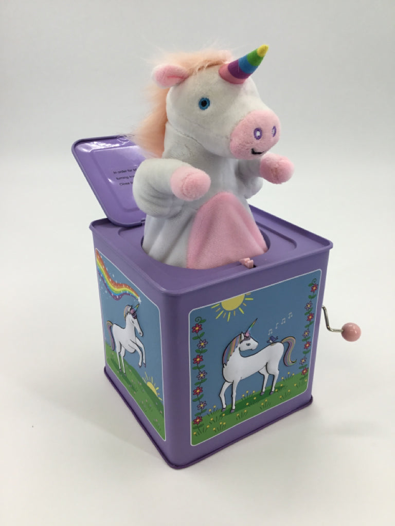 Jack Rabbit Creations Unicorn Jack in the Box