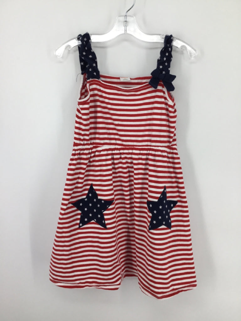 Gymboree Child Size 10 Red Stars & Stripes Dress