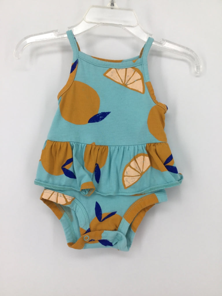Carter's Child Size 3 Months Blue Outfit - girls