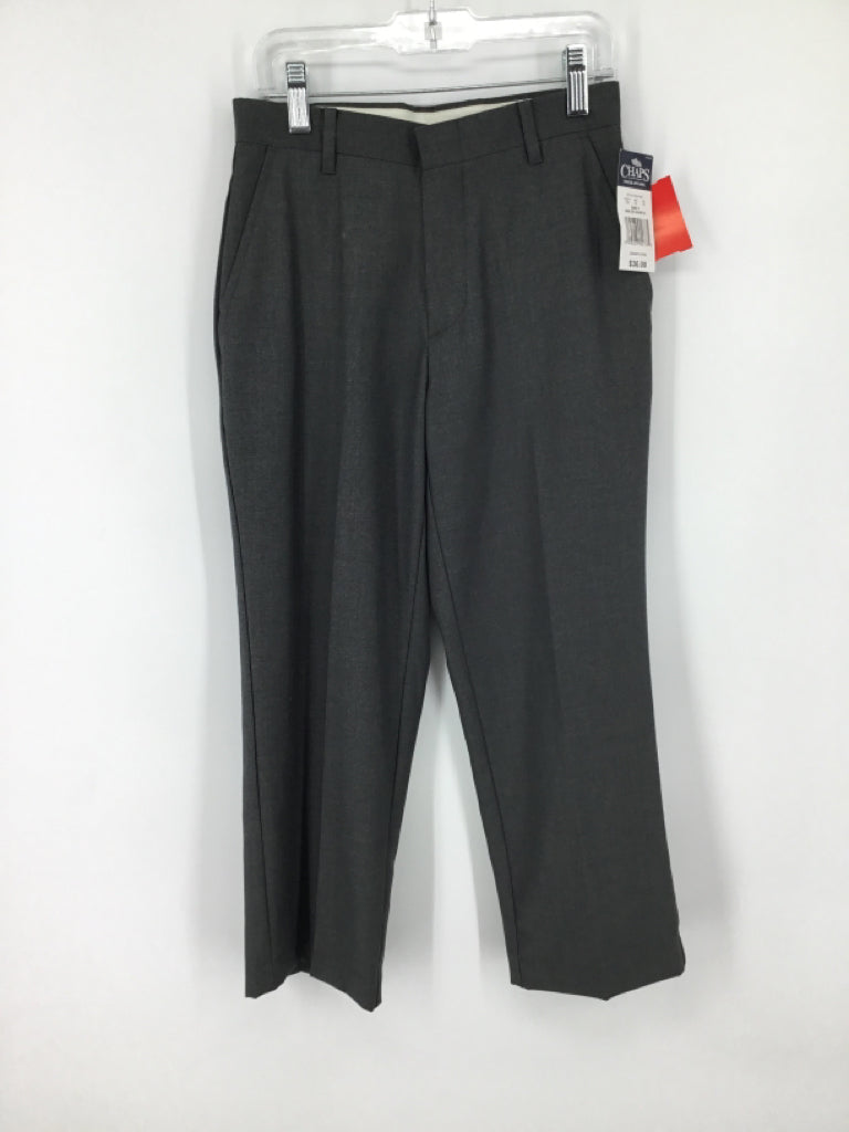 Chaps Child Size 8 Gray Solid Blazer - boys