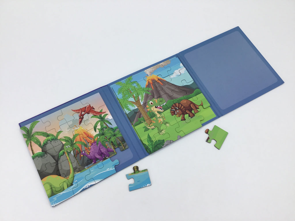 Bstshier Dinosaur Magnetic Puzzle Book