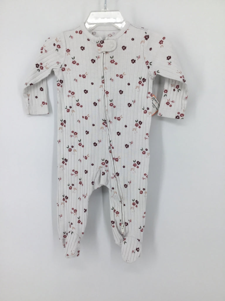 Simple Joys made by Carters Child Size 3-6 Months White Sleepers