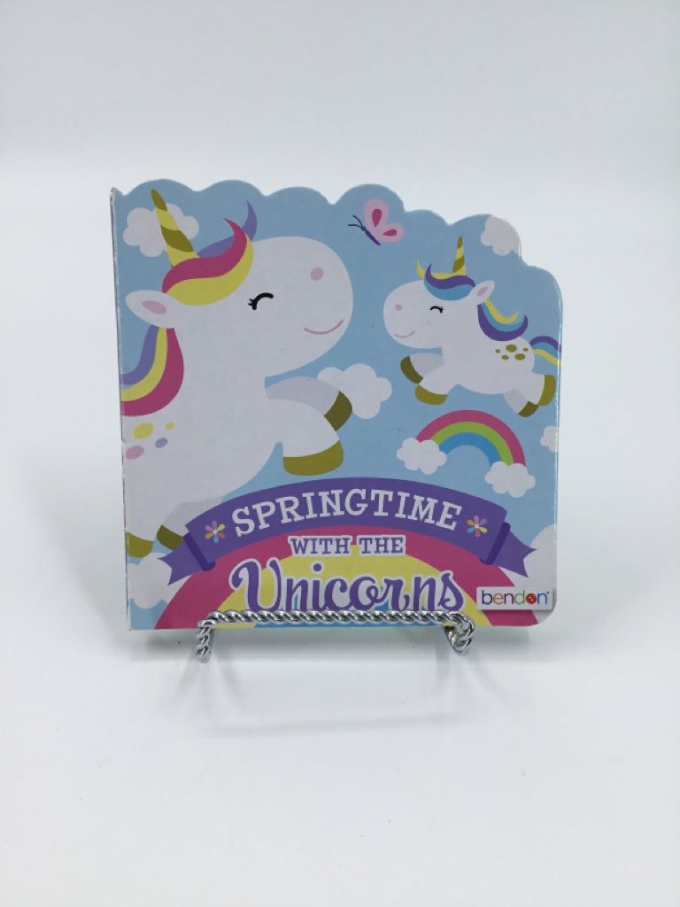 Springtime With the Unicorns Board Book