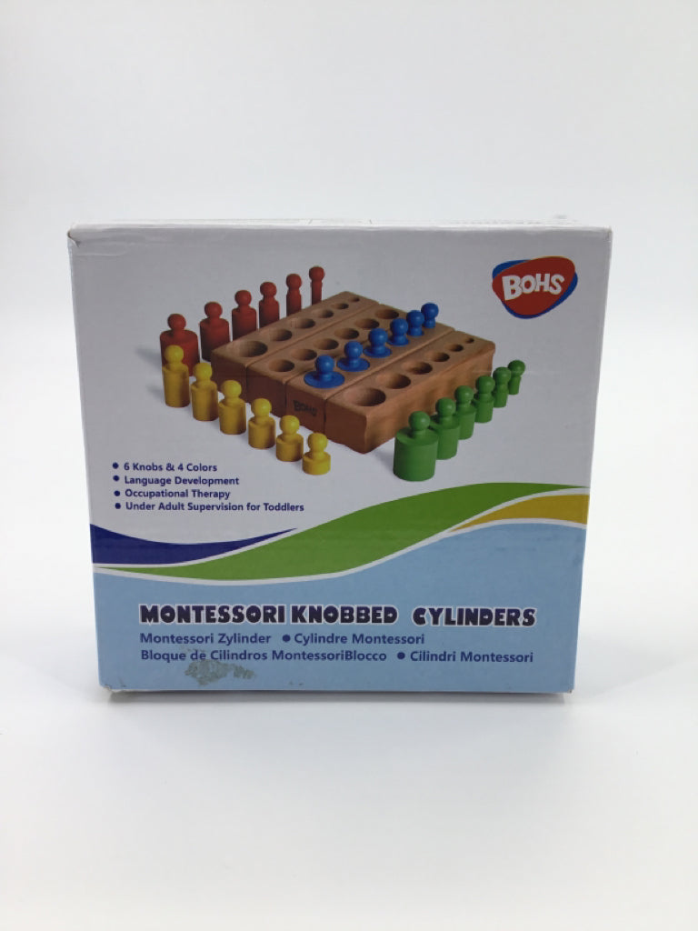 BOHS Montessori Knobbed Cylinders